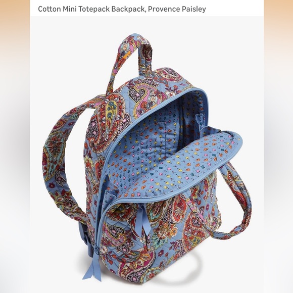 Vera Bradley Mini Totepack Provence Paisley - Picture 3 of 12